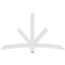 Ekena Millwork Alberta Architectural Grade PVC Gable Bracket, 72"W x 42"H x 2"D x 4"F, 14/12 Pitch GBP072X42X0204ALB00 - alternate 5